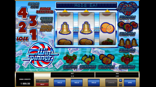 Бонусная игра Win Spinner 1