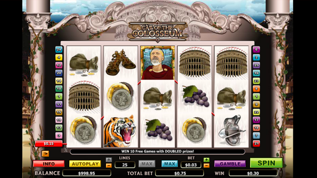 Игровой интерфейс Call Of The Colosseum 9