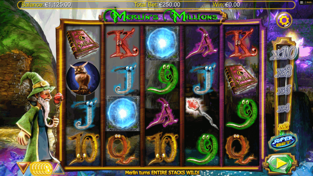 Бонусная игра Merlin's Millions 9
