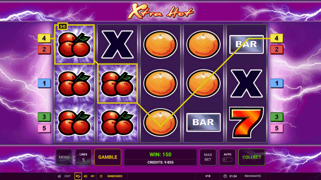 Бонусная игра Xtra Hot 10