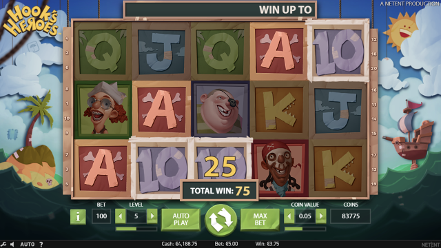 Бонусная игра Hook's Heroes 3