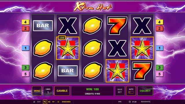 Характеристики слота Xtra Hot 9